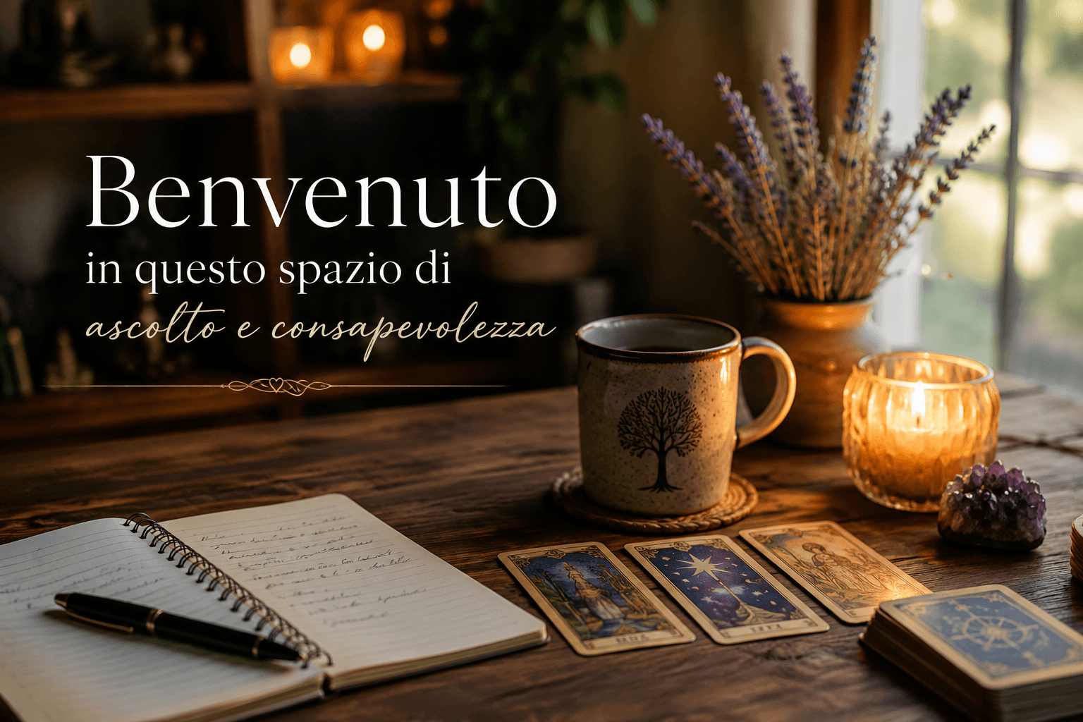 Benvenuto in questo spazio di ascolto e consapevolezza