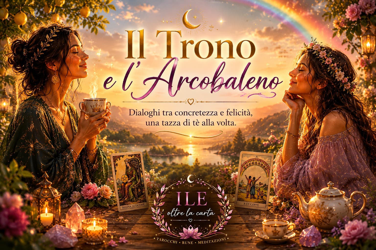 Il trono e l'arcobaleno: Regina di denari - 10 di coppe