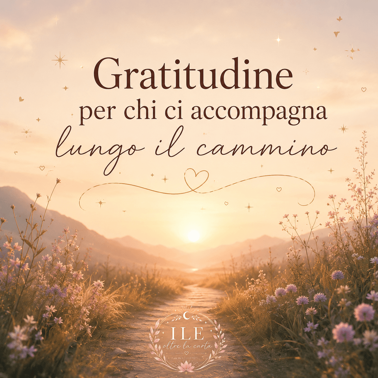 Gratitudine per chi ci accompagna lungo il cammino