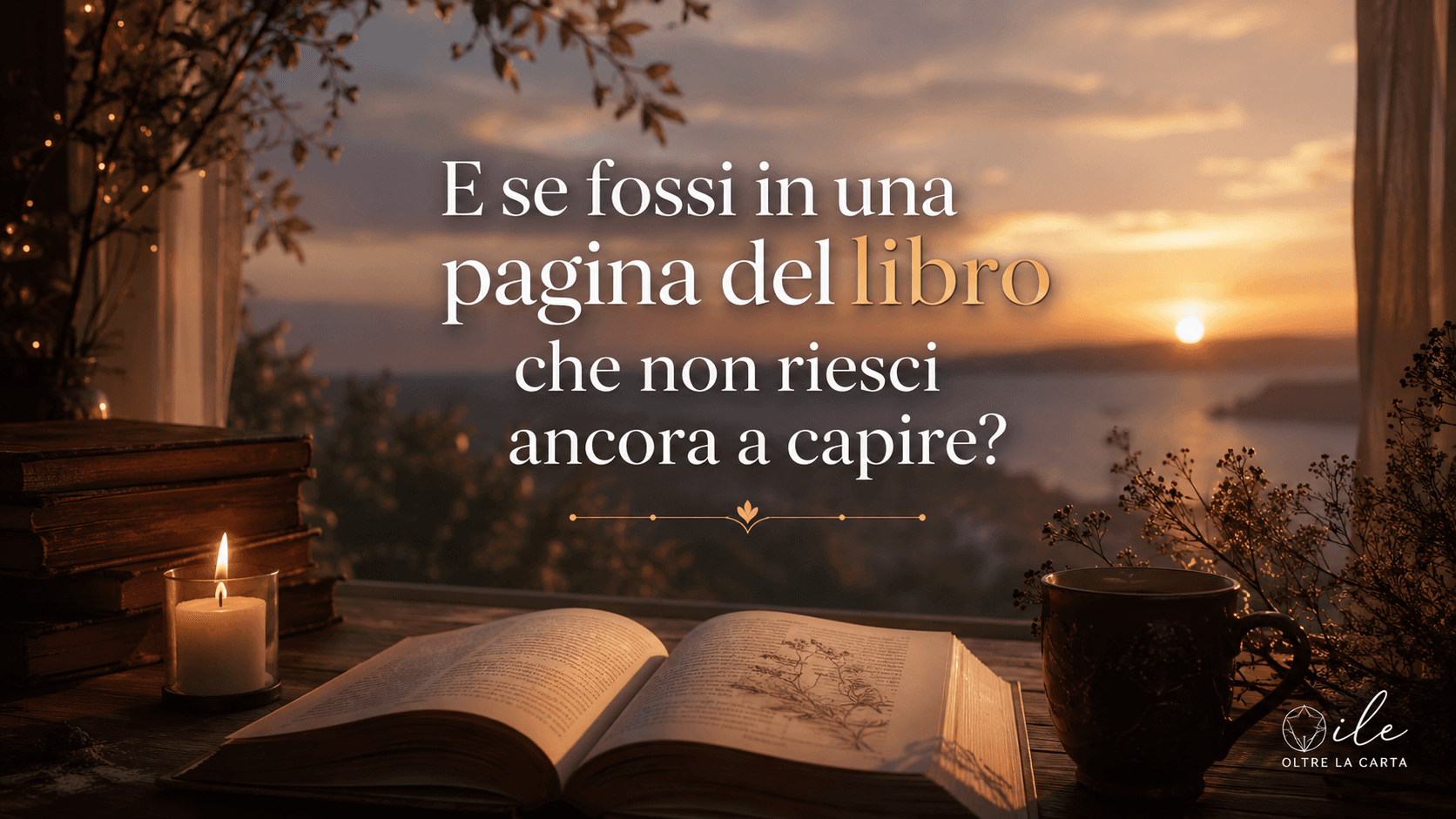 E se fossi una pagina del libro che non riesci ancora a capire?