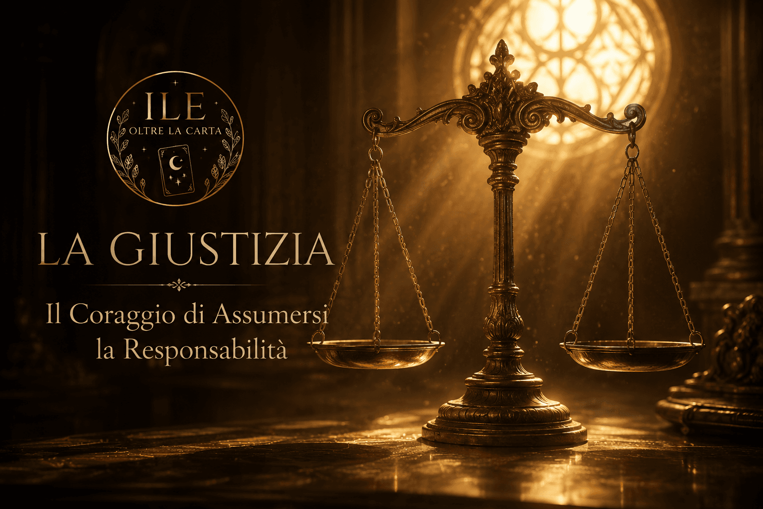 La Giustizia: il coraggio di assumersi la responsabilità.